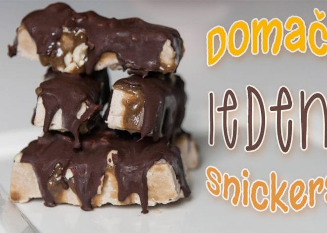 Veganski sladoled Snickers