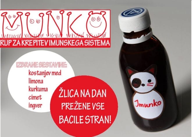 Domači sirup Imunko (za krepitev  imunskega sistema)