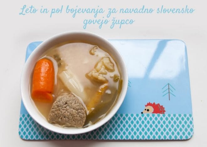 Leto in pol bojevanja za navadno slovensko govejo župco