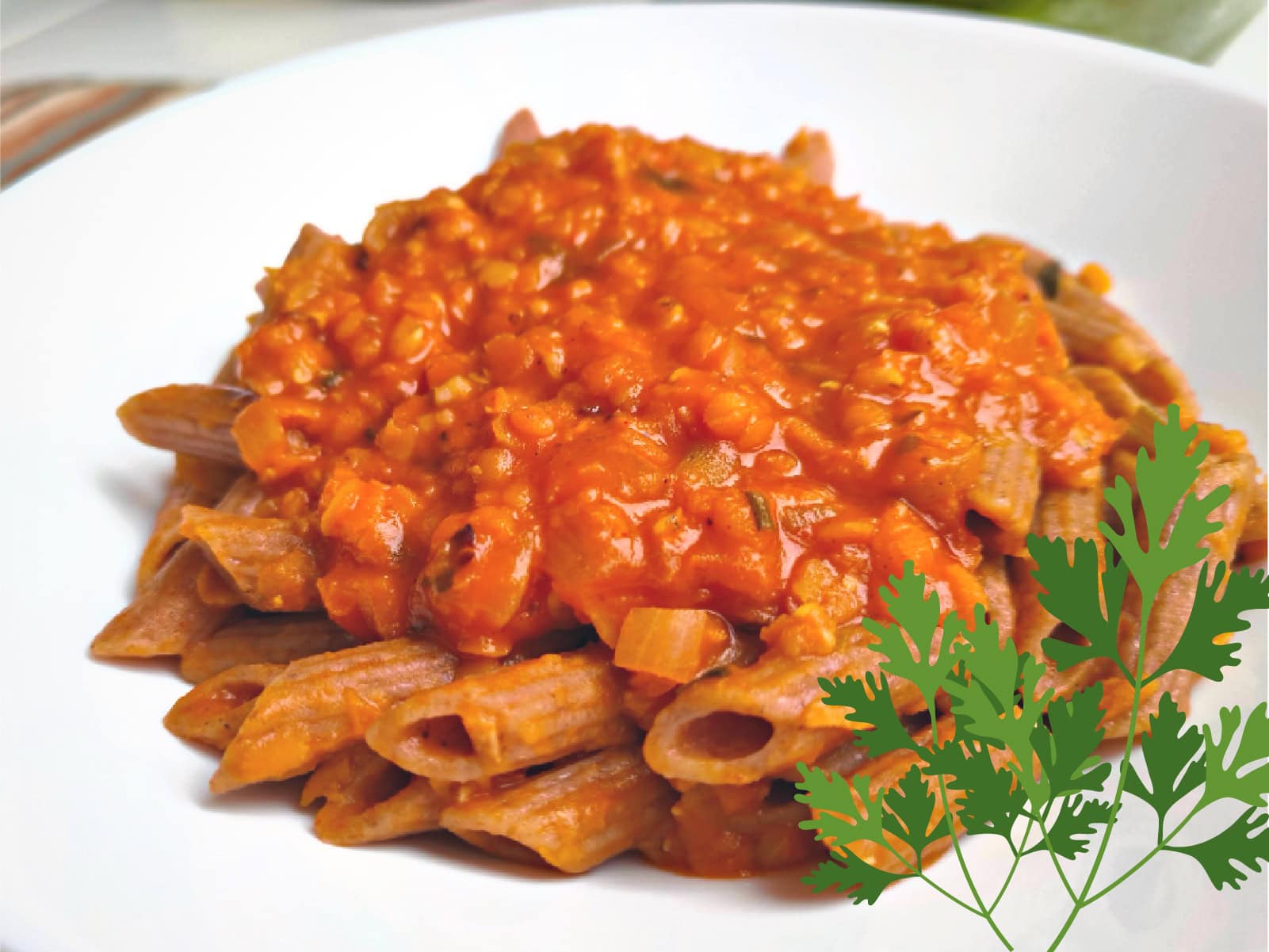 Lečina veganska bolonjska omaka (12M+)